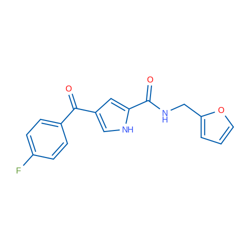 4-(4-Fluorobenzoyl)-N-[(furan-2-yl)methyl]-1H-pyrrole-2-carboxamide 1g