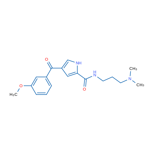 N-[3-(Dimethylamino)propyl]-4-(3-methoxybenzoyl)-1H-pyrrole-2-carboxamide 1g