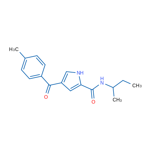 N-(Butan-2-yl)-4-(4-methylbenzoyl)-1H-pyrrole-2-carboxamide 1g