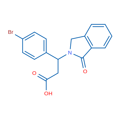 3-(4-Bromophenyl)-3-(1-oxo-2,3-dihydro-1H-isoindol-2-yl)propanoic acid 1g