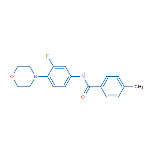 N-[3-Fluoro-4-(morpholin-4-yl)phenyl]-4-methylbenzamide 10mg
