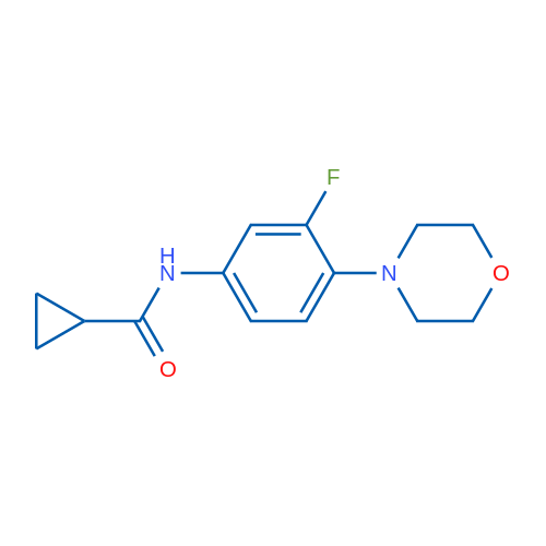 N-[3-Fluoro-4-(morpholin-4-yl)phenyl]cyclopropanecarboxamide 1g