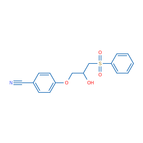 4-[3-(Benzenesulfonyl)-2-hydroxypropoxy]benzonitrile 1g