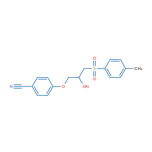 4-[2-Hydroxy-3-(4-methylbenzenesulfonyl)propoxy]benzonitrile 1g