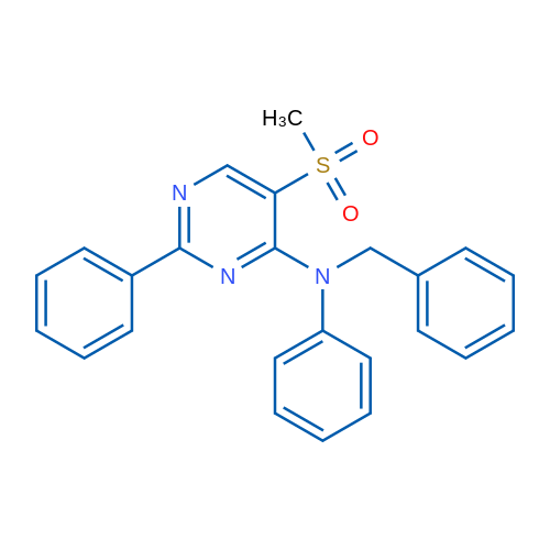 N-Benzyl-5-methanesulfonyl-N,2-diphenylpyrimidin-4-amine 1g