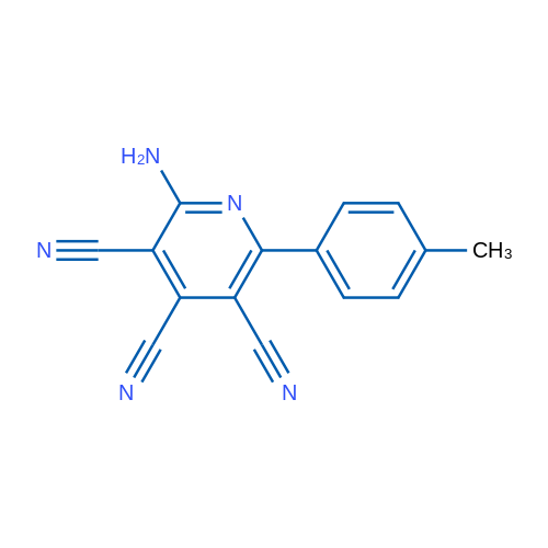 2-Amino-6-(4-methylphenyl)pyridine-3,4,5-tricarbonitrile 1g