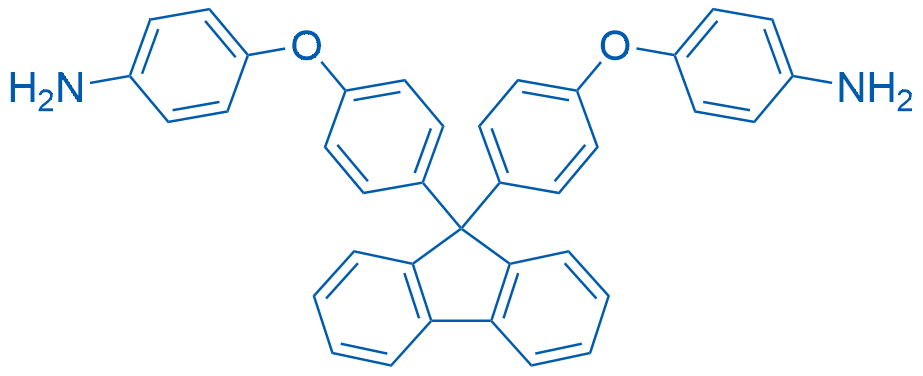 4,4'-(((9H-Fluorene-9,9-diyl)bis(4,1-phenylene))bis(oxy))dianiline 100mg