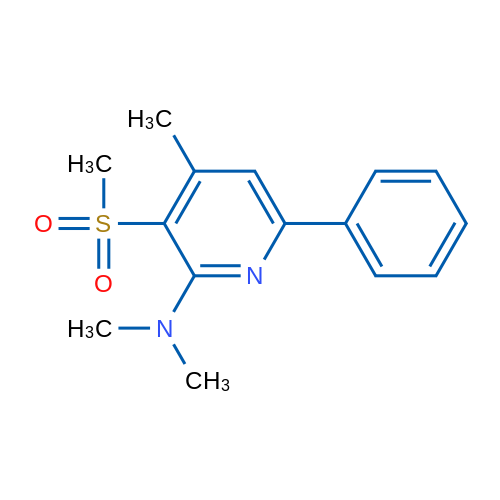 3-Methanesulfonyl-N,N,4-trimethyl-6-phenylpyridin-2-amine 1g
