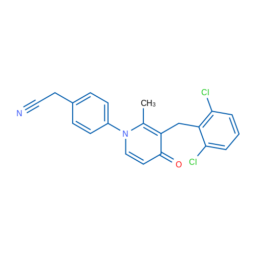2-(4-{3-[(2,6-dichlorophenyl)methyl]-2-methyl-4-oxo-1,4-dihydropyridin-1-yl}phenyl)acetonitrile 1g