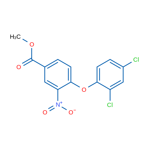 Methyl 4-(2,4-dichlorophenoxy)-3-nitrobenzoate 1g