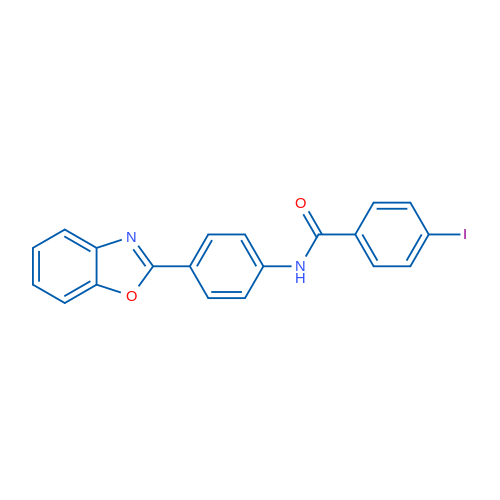 N-[4-(1,3-Benzoxazol-2-yl)phenyl]-4-iodobenzamide 1g