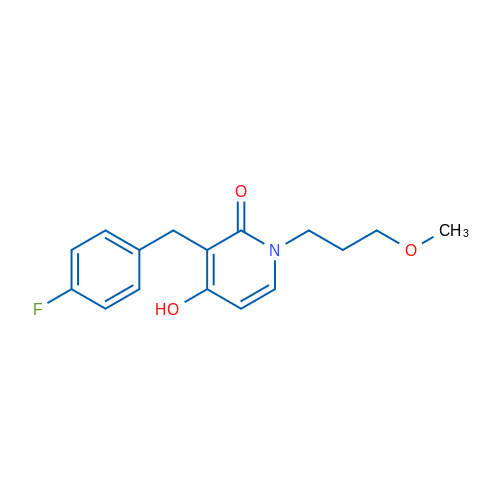 3-[(4-Fluorophenyl)methyl]-4-hydroxy-1-(3-methoxypropyl)-1,2-dihydropyridin-2-one 1g