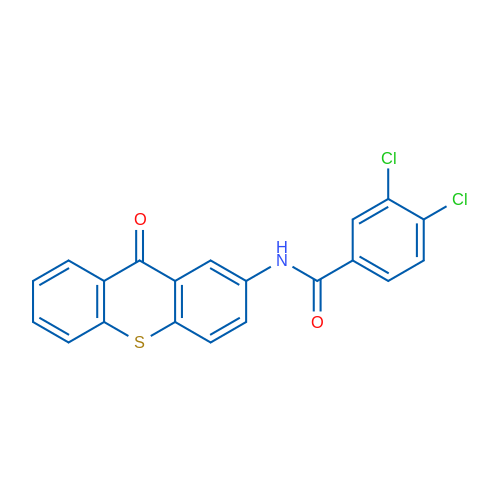 3,4-Dichloro-N-(9-oxo-9H-thioxanthen-2-yl)benzamide 1g