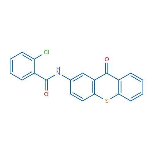 2-Chloro-N-(9-oxo-9H-thioxanthen-2-yl)benzamide 1g