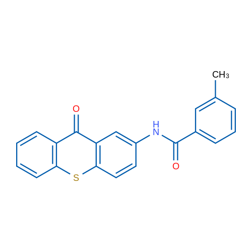 3-Methyl-N-(9-oxo-9H-thioxanthen-2-yl)benzamide 1g