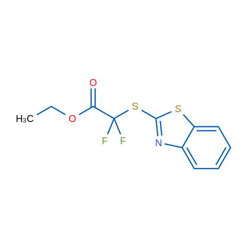 Ethyl 2-(1,3-benzothiazol-2-ylsulfanyl)-2,2-difluoroacetate 1g