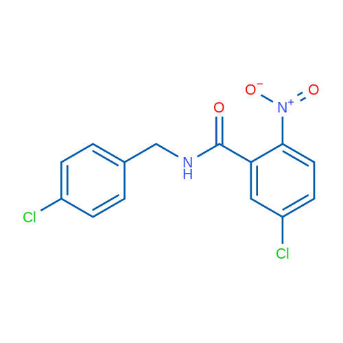5-Chloro-N-[(4-chlorophenyl)methyl]-2-nitrobenzamide 1g