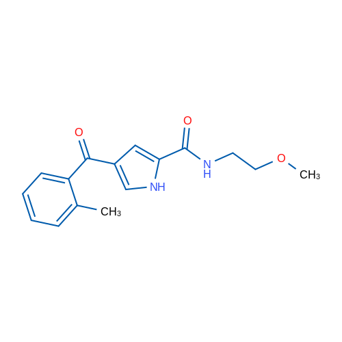 N-(2-Methoxyethyl)-4-(2-methylbenzoyl)-1H-pyrrole-2-carboxamide 1g