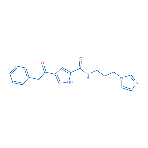 N-[3-(1H-Imidazol-1-yl)propyl]-4-(2-phenylacetyl)-1H-pyrrole-2-carboxamide 1g