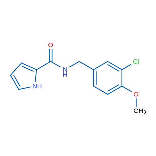 N-[(3-Chloro-4-methoxyphenyl)methyl]-1H-pyrrole-2-carboxamide 1g
