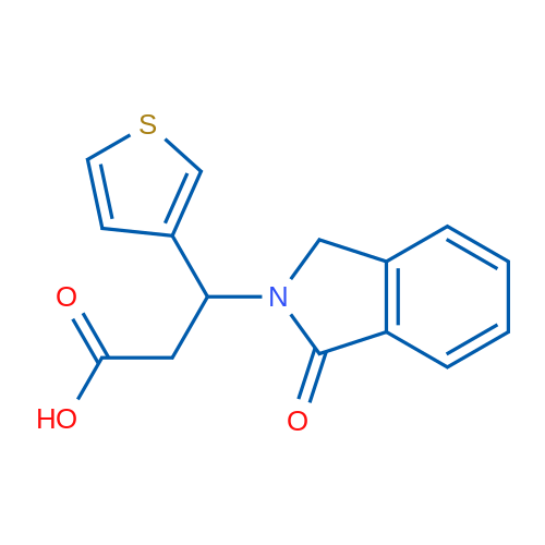 3-(1-Oxoisoindolin-2-yl)-3-(thiophen-3-yl)propanoic acid 1g