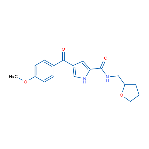 4-(4-Methoxybenzoyl)-N-[(oxolan-2-yl)methyl]-1H-pyrrole-2-carboxamide 1g