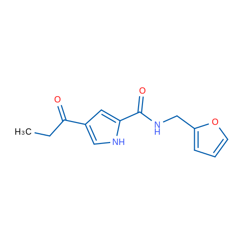 N-[(Furan-2-yl)methyl]-4-propanoyl-1H-pyrrole-2-carboxamide 1g