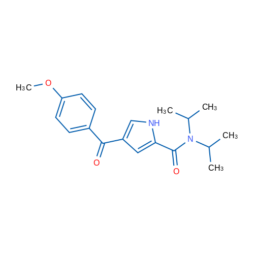 4-(4-Methoxybenzoyl)-N,N-bis(propan-2-yl)-1H-pyrrole-2-carboxamide 1g