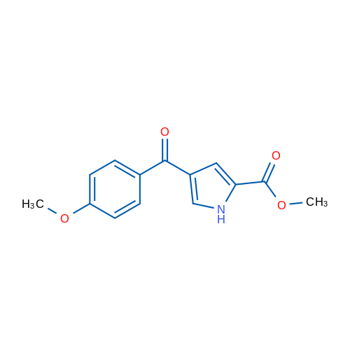 Methyl 4-(4-methoxybenzoyl)-1H-pyrrole-2-carboxylate 1g
