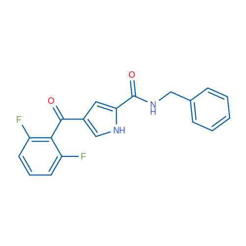 N-Benzyl-4-(2,6-difluorobenzoyl)-1H-pyrrole-2-carboxamide 1g