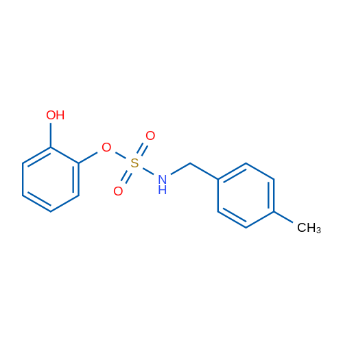 2-Hydroxyphenyl N-[(4-methylphenyl)methyl]sulfamate 1g
