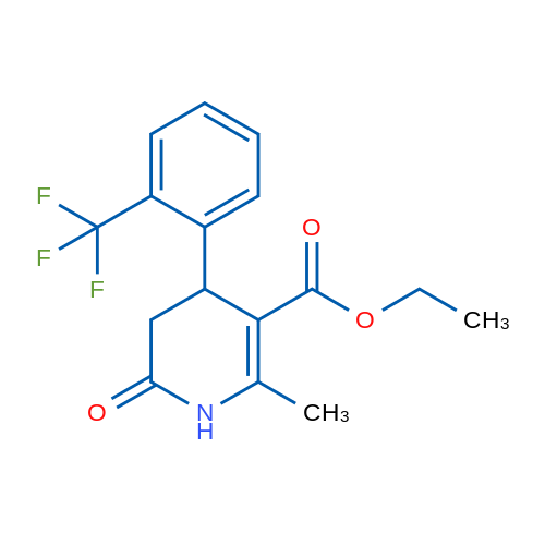 Ethyl 2-methyl-6-oxo-4-[2-(trifluoromethyl)phenyl]-1,4,5,6-tetrahydropyridine-3-carboxylate 1g
