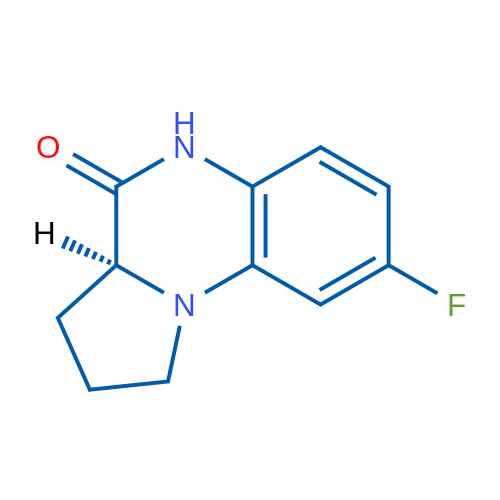 (S)-8-Fluoro-1,2,3,3a-tetrahydropyrrolo[1,2-a]quinoxalin-4(5H)-one 1g