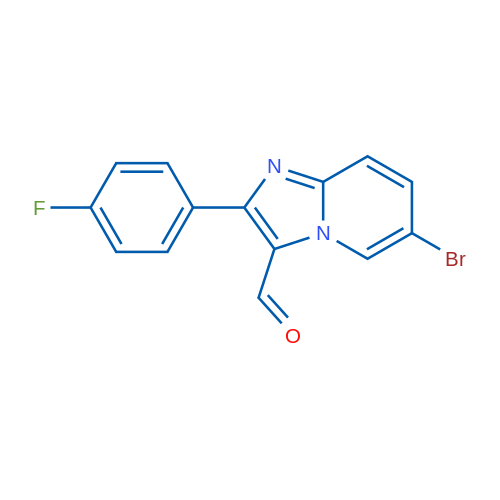 6-Bromo-2-(4-fluorophenyl)imidazo[1,2-a]pyridine-3-carbaldehyde 1g