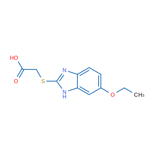 2-((6-Ethoxy-1H-benzo[d]imidazol-2-yl)thio)acetic acid 1g