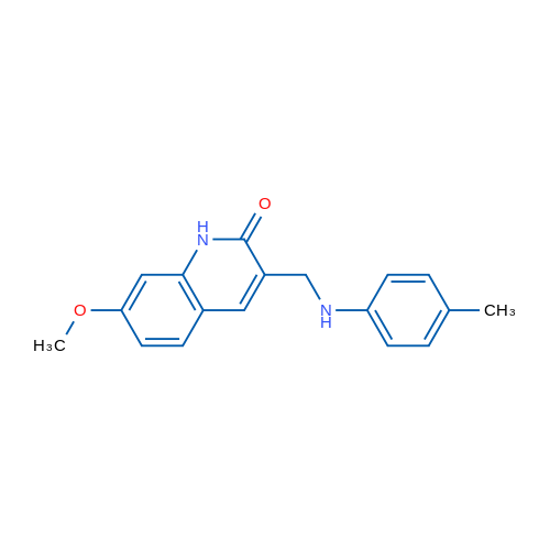 7-Methoxy-3-{[(4-methylphenyl)amino]methyl}-1,2-dihydroquinolin-2-one 1g