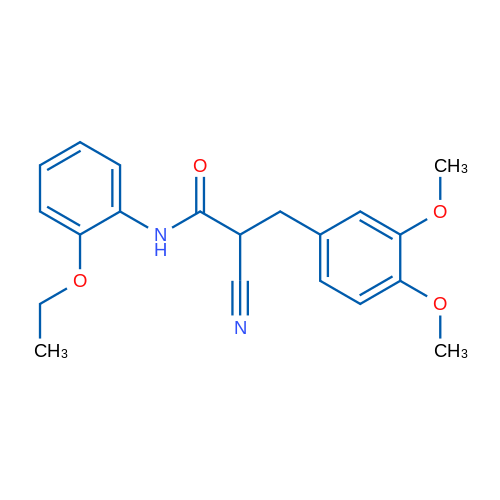 2-Cyano-3-(3,4-dimethoxyphenyl)-N-(2-ethoxyphenyl)propanamide 1g