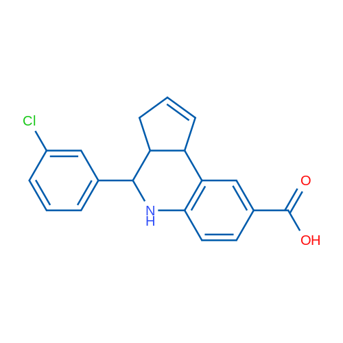 4-(3-Chlorophenyl)-3a,4,5,9b-tetrahydro-3H-cyclopenta[c]quinoline-8-carboxylic acid 5g