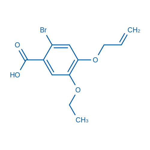 4-(Allyloxy)-2-bromo-5-ethoxybenzoic acid 250mg