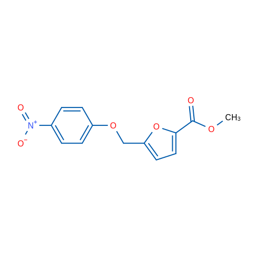 Methyl 5-((4-nitrophenoxy)methyl)furan-2-carboxylate 1g