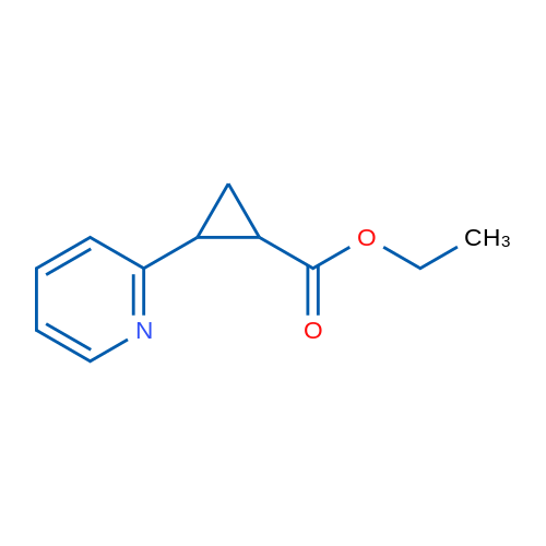 Ethyl 2-(pyridin-2-yl)cyclopropanecarboxylate 1g