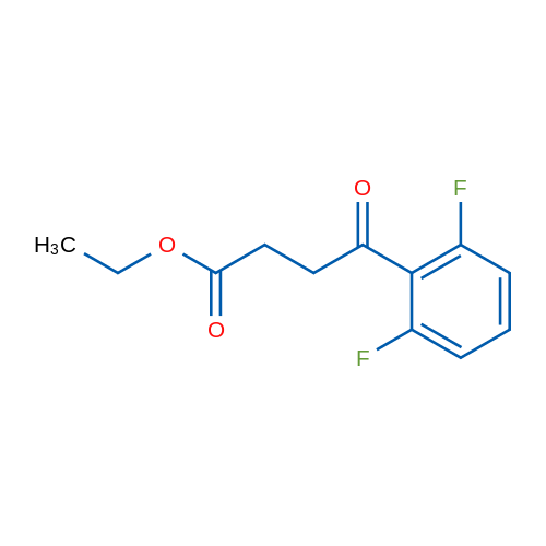 Ethyl 4-(2,6-difluorophenyl)-4-oxobutyrate 1g