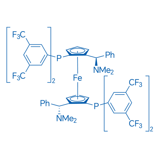 (1R,1'R)-1,1'-Bis[bis[3,5-bis(trifluoromethyl)phenyl]phosphino]-2,2'-bis[(R)-(dimethylamino)phenylmethyl]ferrocene 250mg
