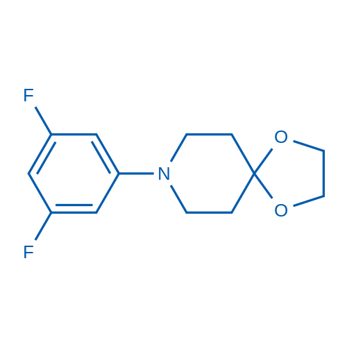 8-(3,5-Difluorophenyl)-1,4-dioxa-8-azaspiro[4.5]decane 100mg