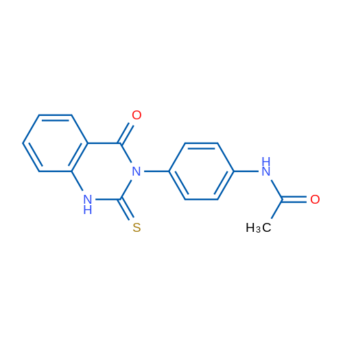 N-[4-(4-Oxo-2-sulfanylidene-1,2,3,4-tetrahydroquinazolin-3-yl)phenyl]acetamide 1g