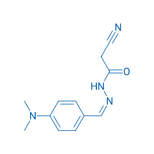 2-Cyano-N'-[(1Z)-[4-(dimethylamino)phenyl]methylidene]acetohydrazide 1g