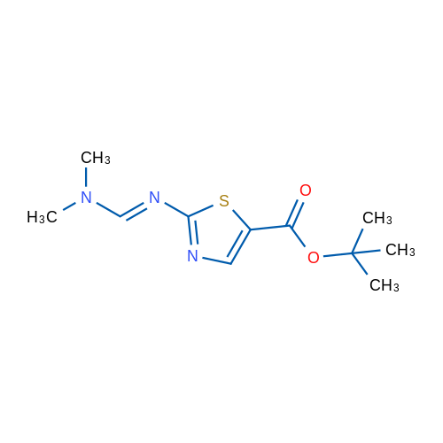 tert-Butyl 2-[(E)-[(dimethylamino)methylidene]amino]-1,3-thiazole-5-carboxylate 1g