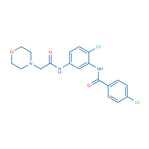 4-Chloro-N-(2-chloro-5-(2-morpholinoacetamido)phenyl)benzamide 1g