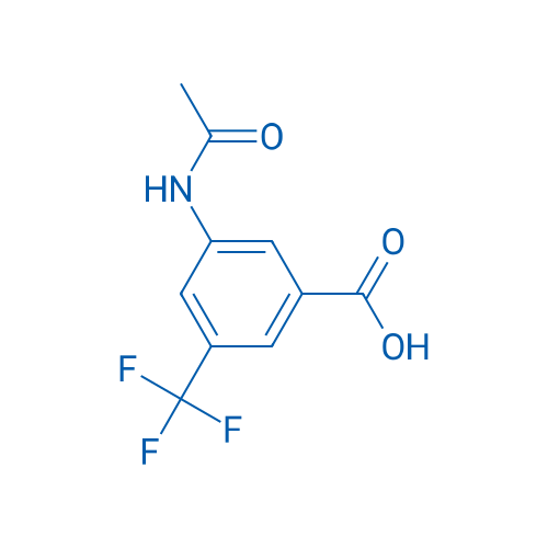 3-Acetamido-5-(trifluoromethyl)benzoic acid 1g