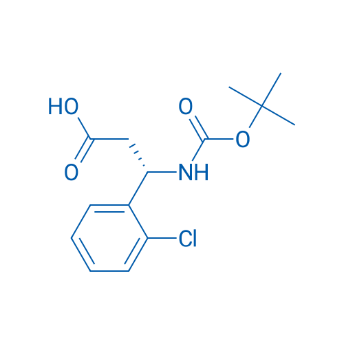 (S)-3-((tert-Butoxycarbonyl)amino)-3-(2-chlorophenyl)propanoic acid 100mg